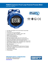 Thumbnail of document Manual - PD6870 ProtEX FarVu Explosion-Proof Loop-Powered Meter